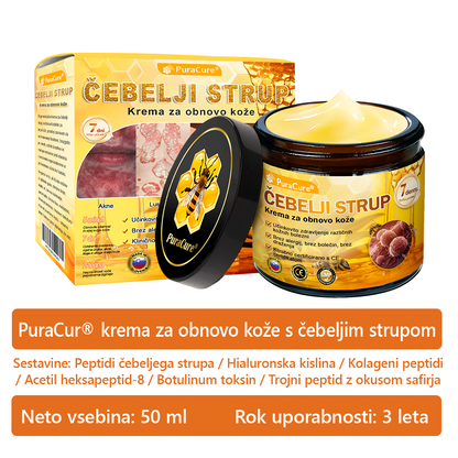 PuraCure® Krema za obnovo kože z čebeljim strupom | 50 ml | Priporočeno češko dermatovenerološko društvo