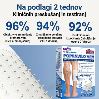 🔥Medistart® Mikroiglični obliž za nego krčnih žil ⚡ Takojšnje olajšanje, dolgotrajni učinki