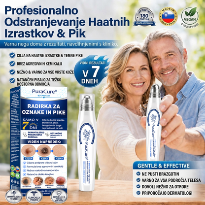 🥇🥇PuraCure®👩‍⚕️ Rezultati so vidni že v 7 dneh! Valjček za odstranjevanje bradavic in drugih kožnih težav | Neboleče in minimalno razmaže.