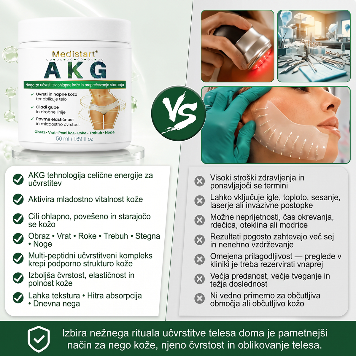 Medistart® AKG – Učvrstitvena nega kože proti znakom staranja